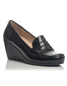 Γυναικείο ανατομικό δερμάτινο μοκασίνι Safe Step PH4938
